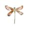 24" x 18" Multicolor Stainless Steel Dragonfly Home Wall Décor